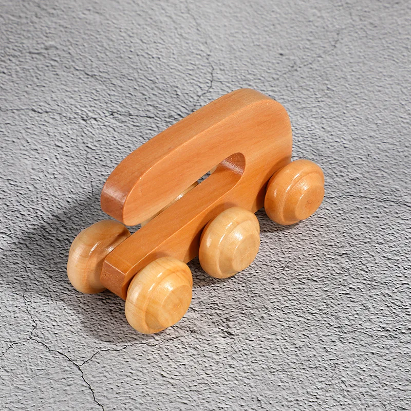 Premium Wooden Deep Tissue Massage Roller Tool - Full Body Relaxation Aid