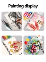 1 упаковка, 30 листов, альбом для рисования, блокнот для рисования в верхней спиральной переплете, бескислотный альбом для рисования, художественный рисунок, живопись, писчая бумага для — изображение 6