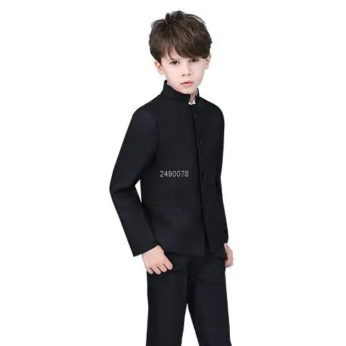 Boys School Graduation Suit Chinese Style boys suit set
