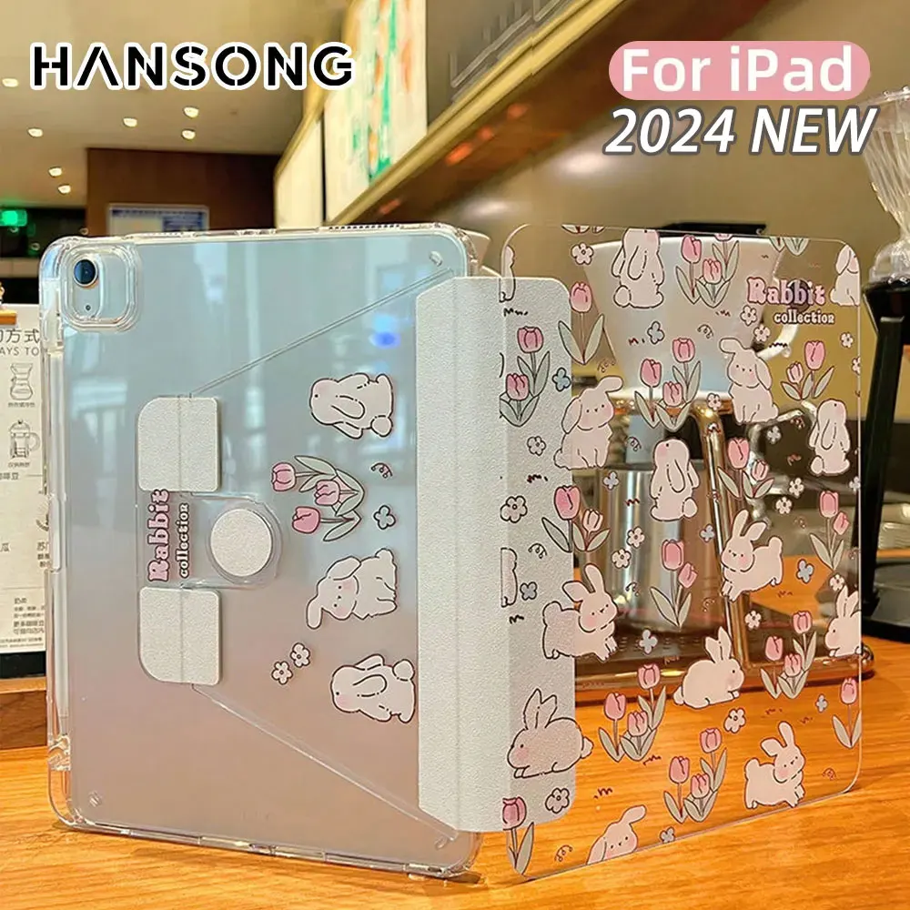 Premium Transparent Protective Case for iPad - Sleek & Durable Design