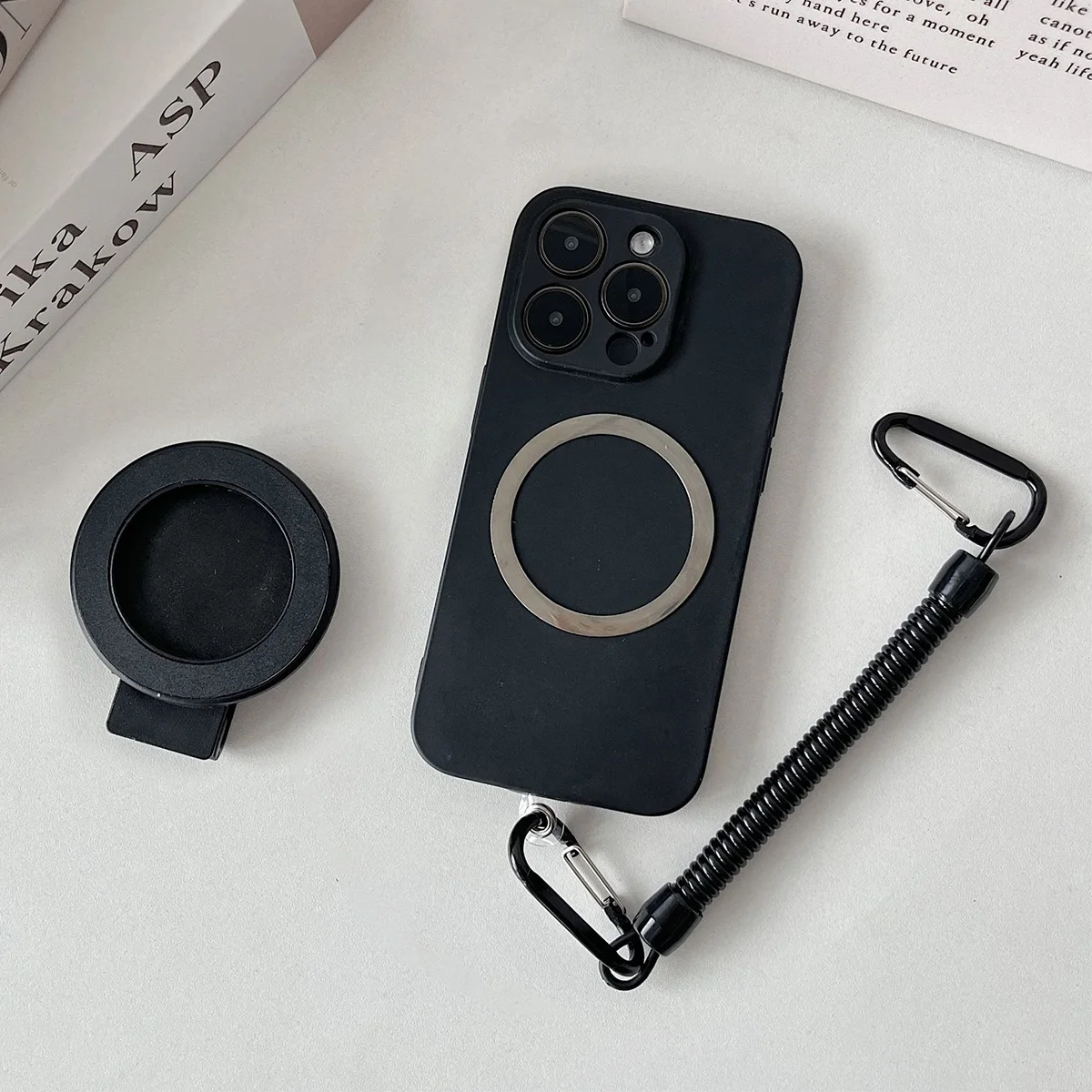 Magnetic Belt Clip Phone Holder with Hook and Stand