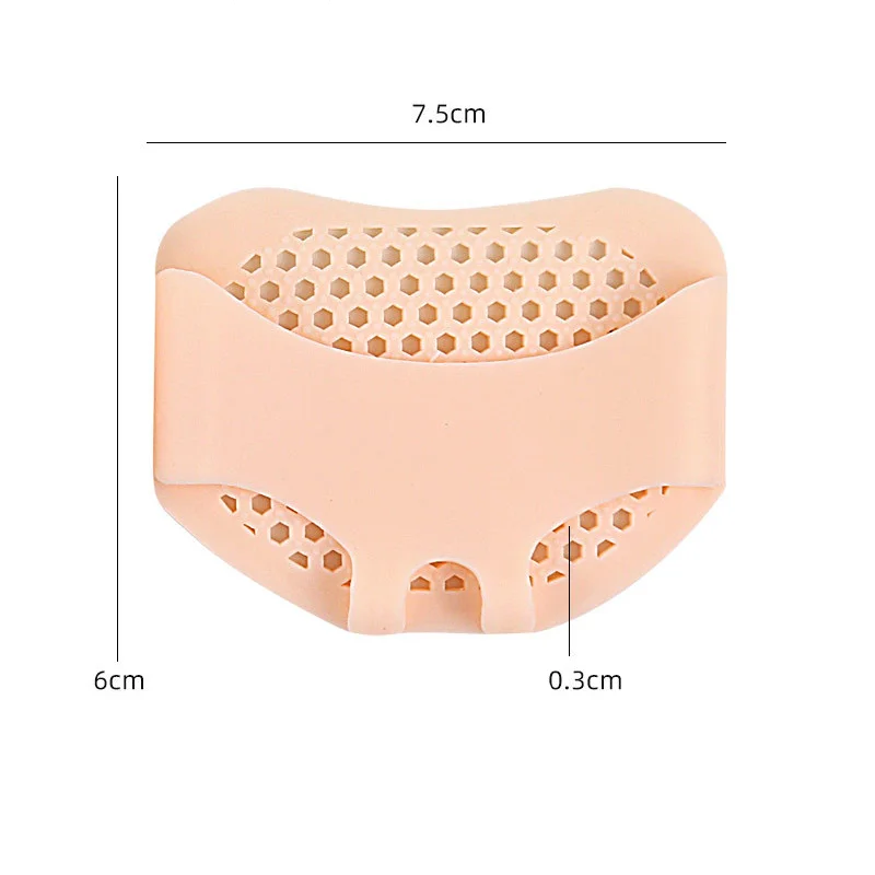 Silicone Metatarsal Pads Toe Separator Pain Relief Foot Pads Orthotics Foot Massage Insoles Forefoot Socks Care 2Pcs = 1Pair toe separators,toe spreader,finger toe separator
