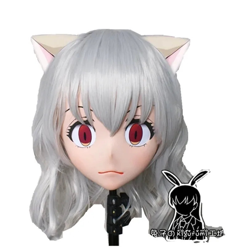 

(Кролик 26) полимерный Трансвестит красивая девочка BJD кукольная маска HUNTER Мультфильм Аниме Косплей неферпиту маска кигуруми трансвестит