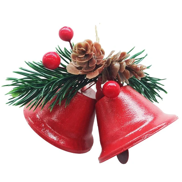 Christmas Decorations Craft Bells Ornaments Metal Jingle Bells Farmhouse  Merry Christmas Tree Decor Bells For Home - AliExpress