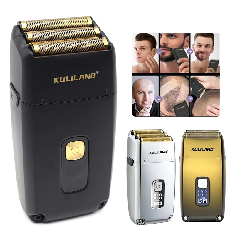 KULILANG R11(F) Professional 4D Beard Trimmer for Men Oil Head