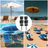 Umbrella Base Parts Plastic Parasol Stand Replacement Parts Umbrella Base Bracket Hole Cover & M8 Screws for Most Umbrella Hole 6