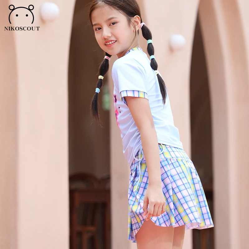 Swimsuits Children Girls Fairy Fashionable Swimming Clothes Sweet Middle-Aged Children
