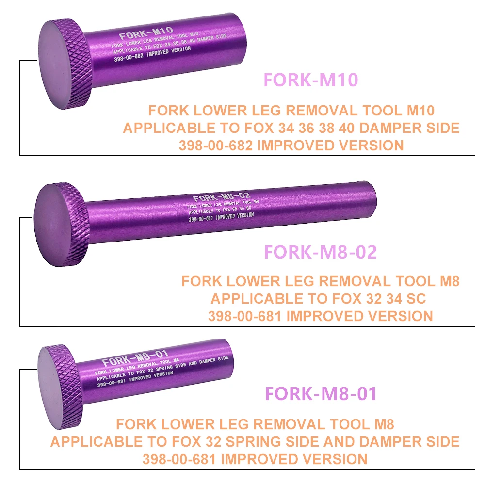 Bike Fork Lower Leg Removal Tool Fork Spring Damper Remove Tool for FOX 32 34 36 38 40 SC TC Front Fork Maintenance Disassembly