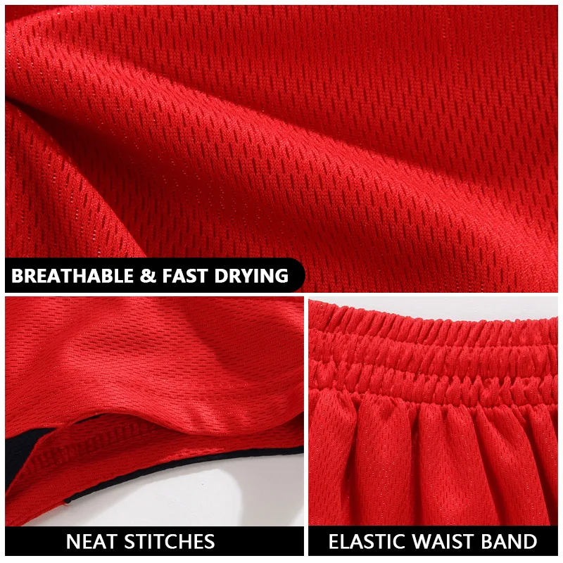 Mens Basketball Jerseys 100% Polyester Breathable