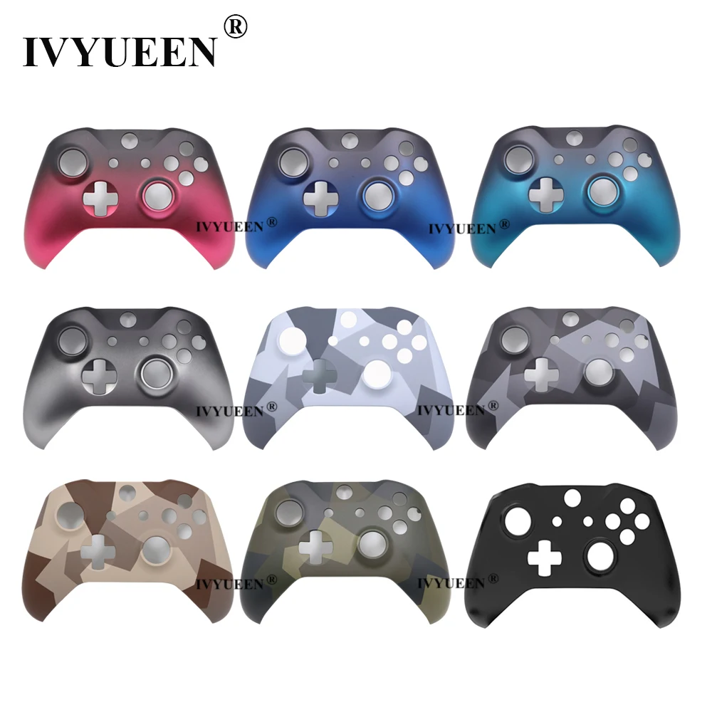Guscio Anteriore Di Ricambio Ivyueen Per Xbox One S X Controller Housing Top Back Case Faceplate Cover Nero Bianco Shadow Red Camo
