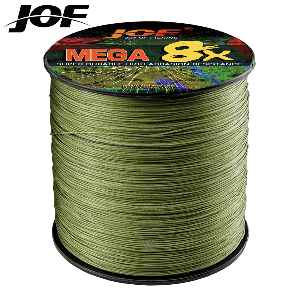 

JOF X8 Multifilament Boat Fishing Line 300m Braided PE Smooth 18 22 31 39 43 52 61 78LB Fully Floating Anti-biting Carp Rope