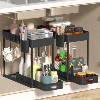 2-Tier Sink Sliding Rack 3