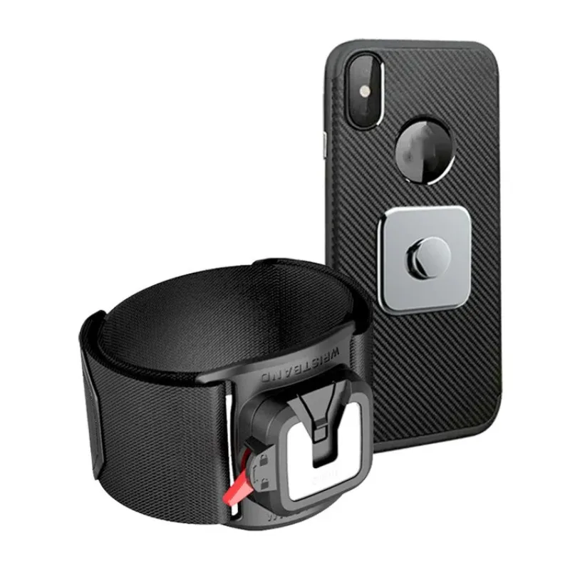 Mobile Phone Armband Phone Arm Band Phone Armband Sports Arm Bag Fitness Arm Bag 360 Rotatable Wristband Cell Phone Wrist Holder Biking Detachable Armband Cellphone Bracket For Iphone 15 Pro Max Accessories