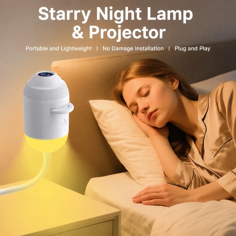 Starry Sky Galaxy Projector Night Lamp for Bedroom and Home Decoration