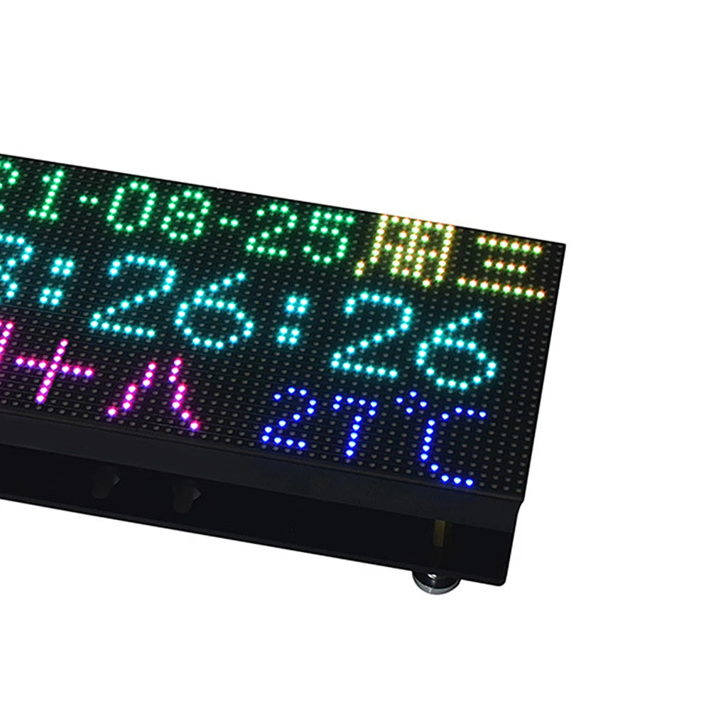 RGB Ǯ �÷� LED ��Ʈ���� �г�, ��� ���� ����, LED ��Ʈ���� ���, 64x32 �ȼ�, HUB75 �������̽�, ����� �Ƶ��̳��