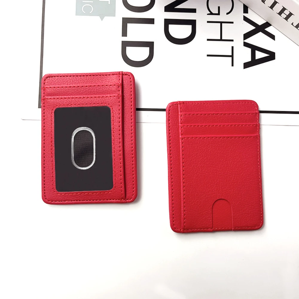 Slim RFID Blocking Leather Wallet Credit ID Card Holder For Men Women