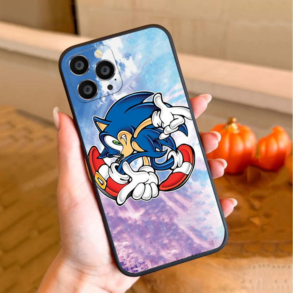 thumbnail image 1 of Estuche flexible PK-13 con dibujos animados de S-Sonic para iPhone 6, 6S, 7, 8, 12, 13, 16, Mini Pro Max Plus, 1 of 5