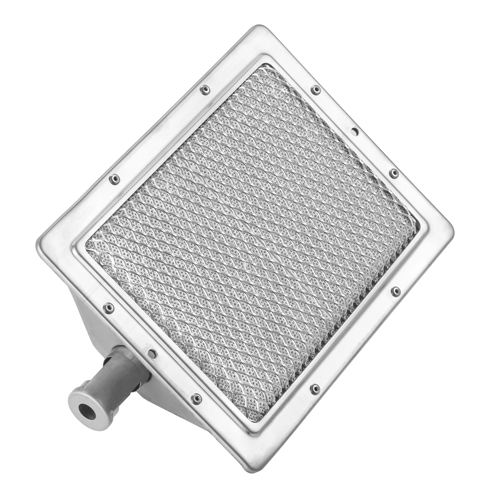 8.66x6.69" 220x170mm Infrared DIY Heating Flame Ceramic Gas Burner Head Parts 12000BTU for Outdoor Indoor Heater BBQ Grill Stove