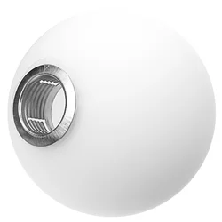 Acrylic Lamp Post Globe White Round Ball Cover Ceiling Wall Fixtures Lamp Posts Streetlights