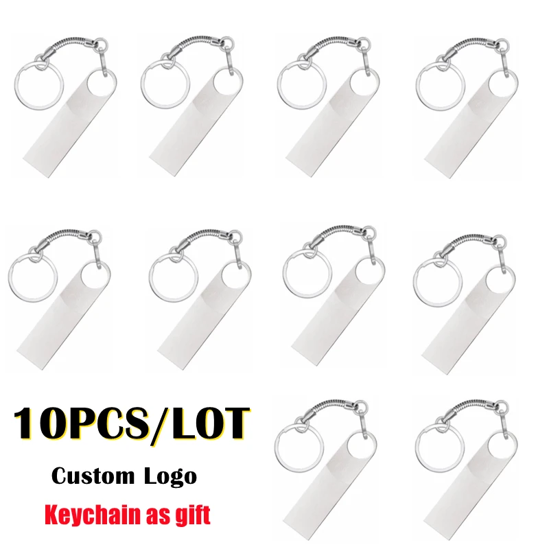 10 PCS/LOT Pen Drive Metal Pendrive 2.0 32GB 64GB 16GB 8GB 4GB High Speed Usb Flash Drive 128MB 512MB 2GB 1GB Usb Memory j boxing usb flash drives 16gb 32gb thumb pen drive 4gb 8gb metal swivel pendrives 1gb 2gb usb 2 0 memory stick 5pcs lot purple