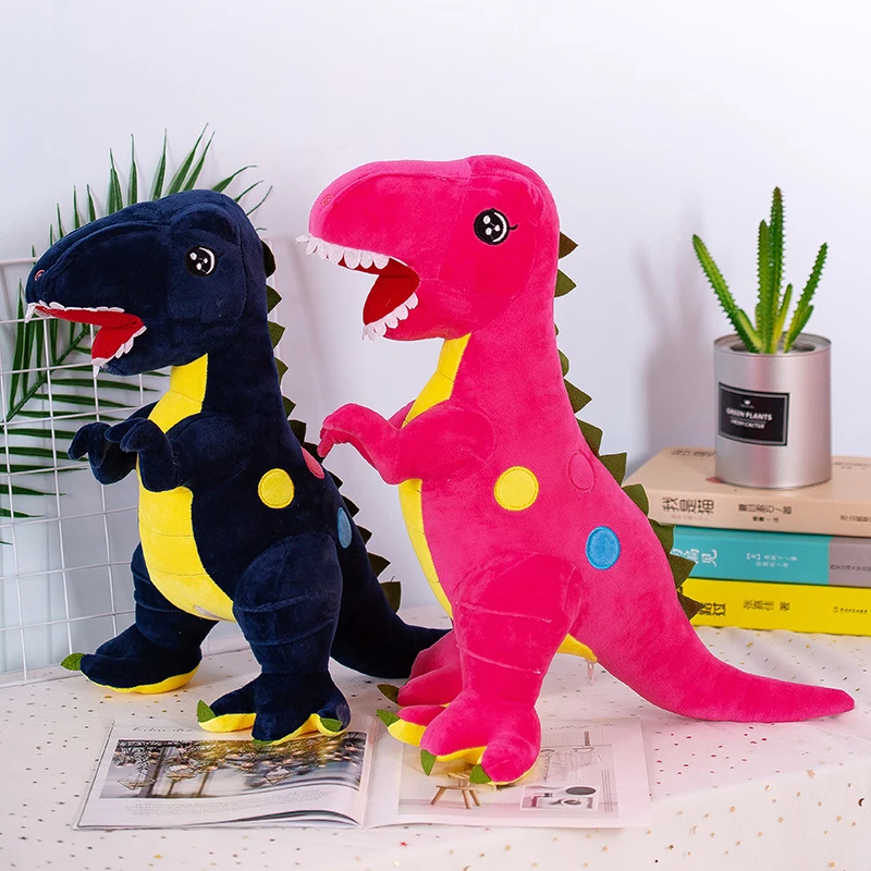 

30cm Cute Soft Spotted Dinosaur Plush Toys Office Nap Pillow Home Comfort Cushion Child Decor Christmas Gift Cotton Doll