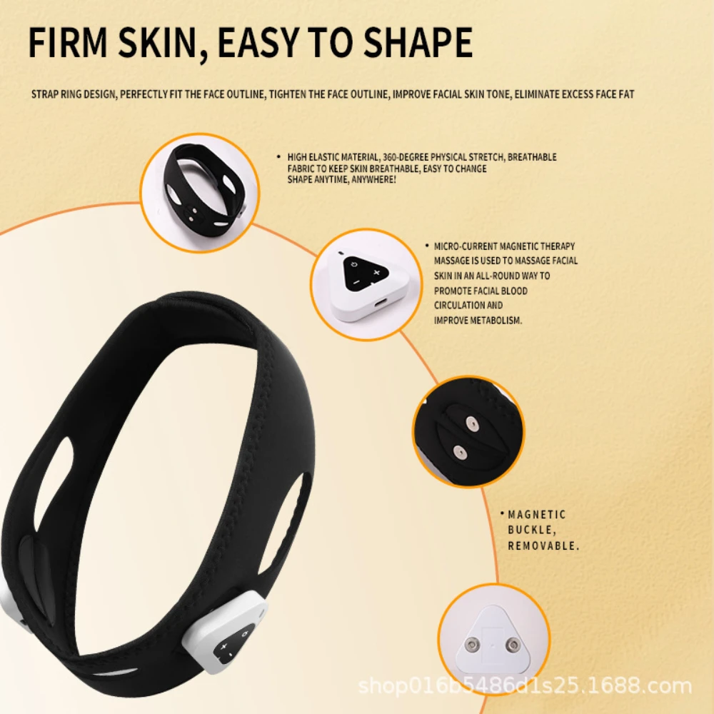 Face Lifting Beauty Device Led Photon Therapy Skin Tighten Reduce Double Chin Remove EMS V-face