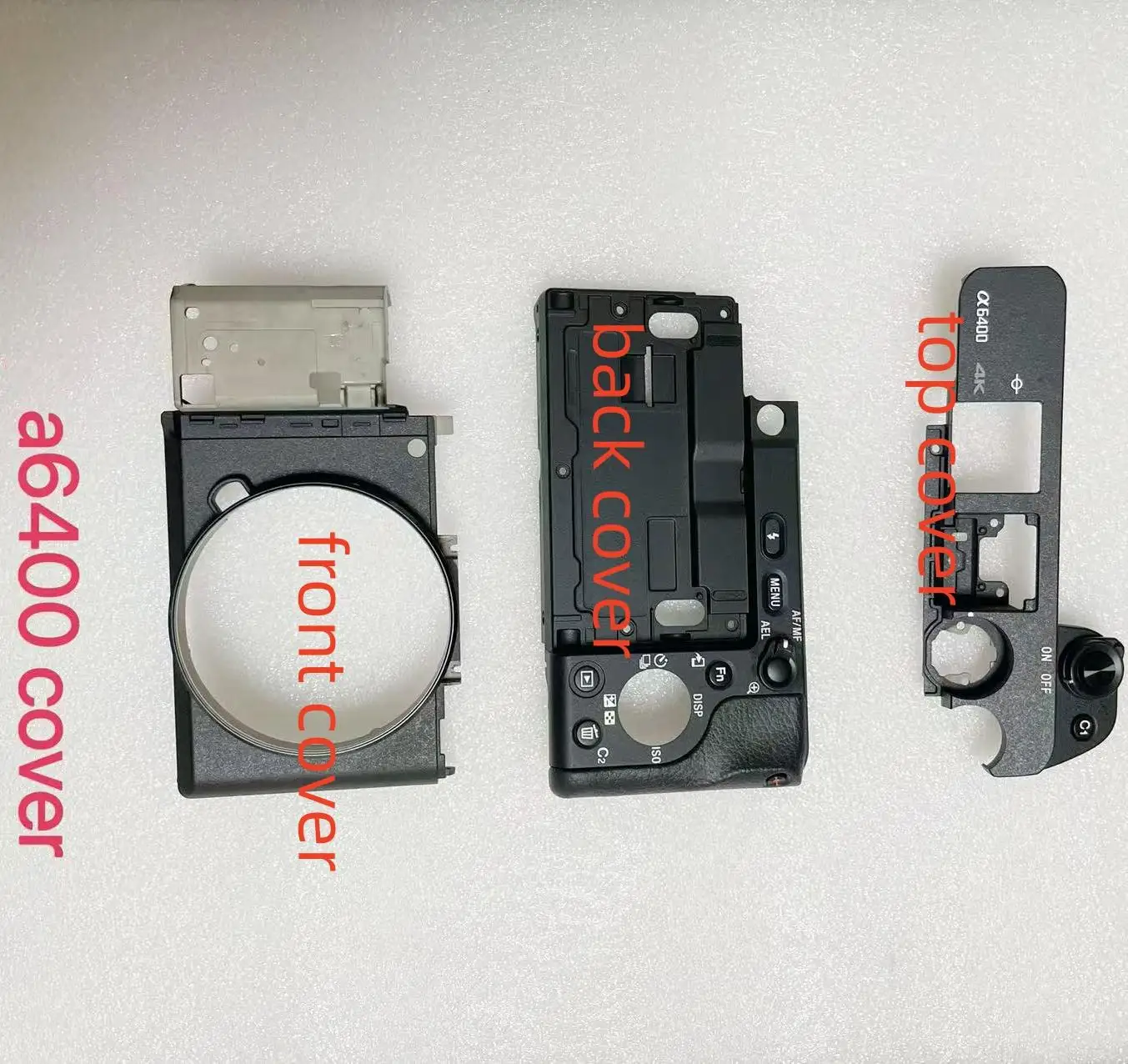 New Original Camera Body Shell for Sony A6400 a6400 Top Back Front Cover Shell Repair Part