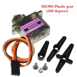 High - Performance Metal Gear Servo with Electric Straight Inclined Disc (MG90S Plastic 360)