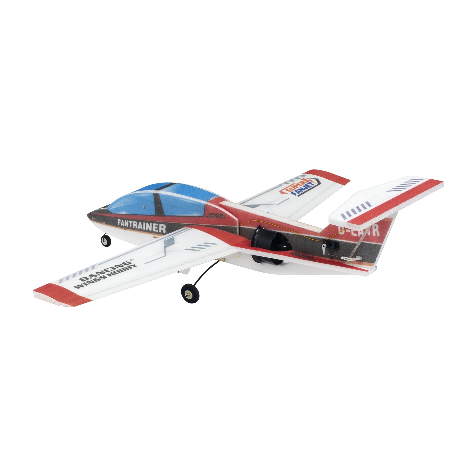 Avion RC EDF 64mm EPP 800mm - Kit PNP performant en vol, avec train d'atterrissage rétracté.