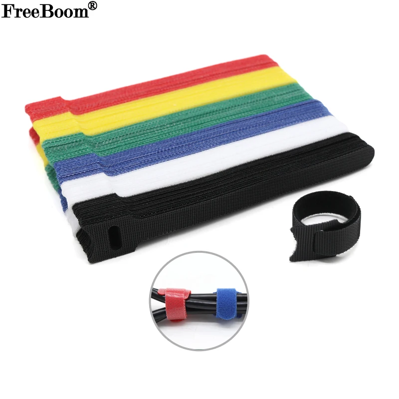 100pcs Length 15 20 25cm Releasable Cable Ties Plastics Fastening