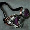 Vintage Steampunk Goggles Cosplay Glasses Eyewear Costume Accessory Riding Glasses Breathable Headband Glasses Durable 2