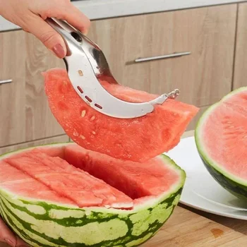 Cucina in acciaio inossidabile mulino a vento anguria taglierina artefatto insalata frutta affettatrice taglierina strumento anguria scavatore accessori gadget 1