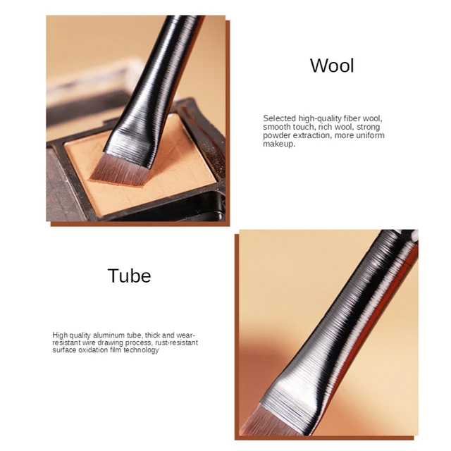 Angled Eyebrow Brush Set 4