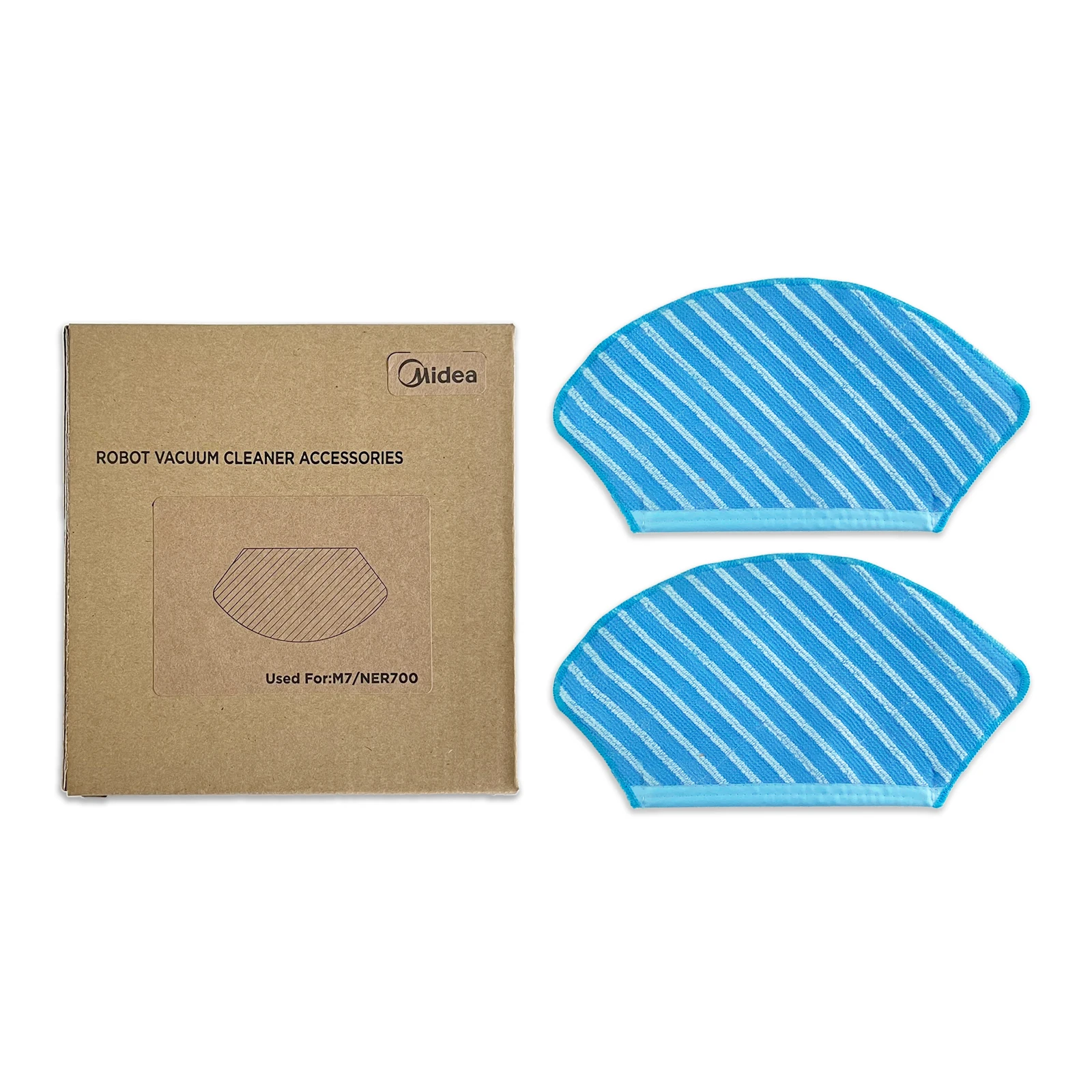 2 Pezzi Mop Per Midea M7 / M7 Pro Robot Aspirapolvere