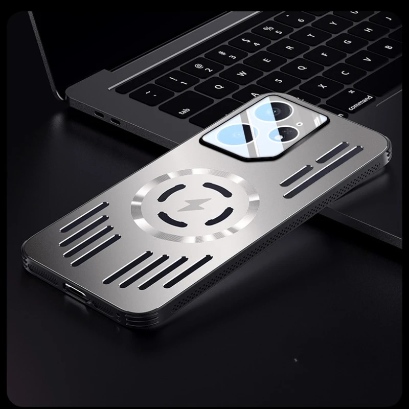 Magnetic Shockproof Aluminum Heat Dissipation Phone Case