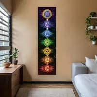Colorful Mandala Chakra Tapestry Wall Decoration Hippie Bohemian Chakra Starry Sky Wall Hanging For Yoga Meditation Home Decor - Image 6