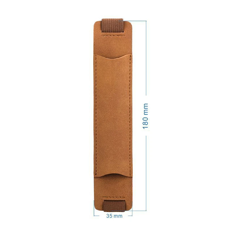 Adjustable Elastic Band Pen Holder PU Leather Pen Sleeve Pouch Elastic Notebook Holder Detachable pen holder pen and brush holder pen loop