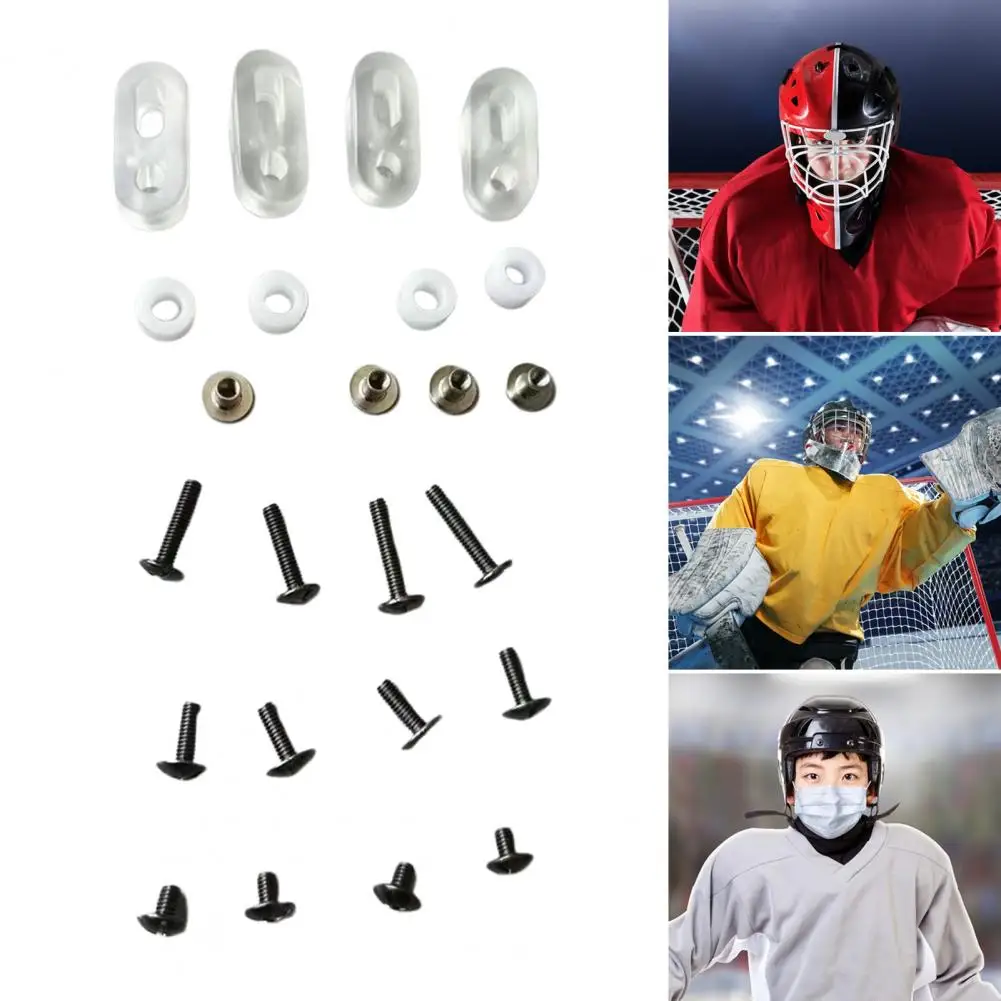 Hockey Helmet Repair Kit Universal Sports Helmet Repair Kit for Baseball Football Hockey Stainless Steel Facemask for