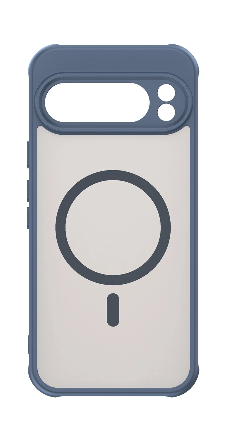 Magnetic Charging Matte Clear Shockproof Phone Case - Translucent Frosted Cover