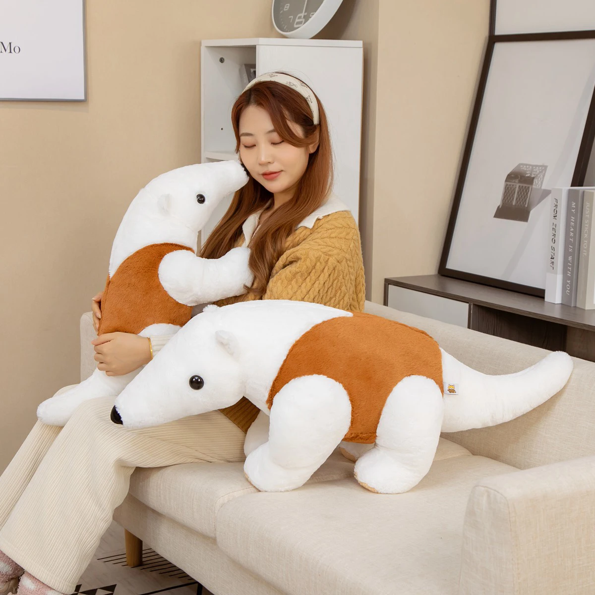 70/90cm Lovely Pangolin Dolls Plushie Toy Simulation Cute Animal Anteater Pillow Stuffed Soft