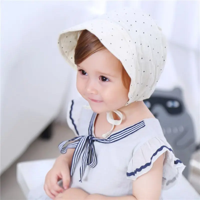 Summer Newborn Baby Hat Cute Lace Flower Thin Sun Hat Toddler Princess Baby Girl Bonnet Newborn Beanie Caps Photography Props cheap baby accessories	