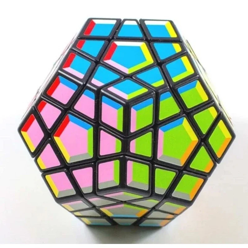 New 3x3 Megaminx Cube Calvin's Puzzle Super 5x5 Megaminx Black Body Gigaminx Black 5x5 Magic Cube Children's Educational Toy limited edition cube super star football three generations magic cube black and white super star cube alexander star collection