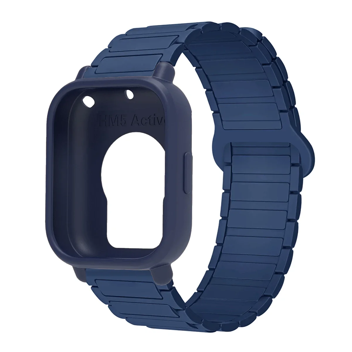 Enhanced Protective Case with Silicone Strap and Magnetic Sports Bands - Full Cover Screen TPU Soft Shell