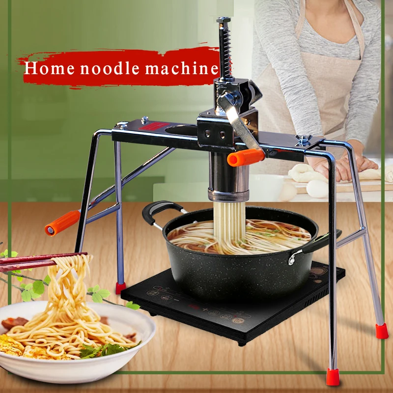 Stainless Steel Homemade Manual Noodles Press Machine Pasta Maker Spaghetti  Hand Crank Cutter 4 Mould Fresh Italian Noddle Maker - AliExpress