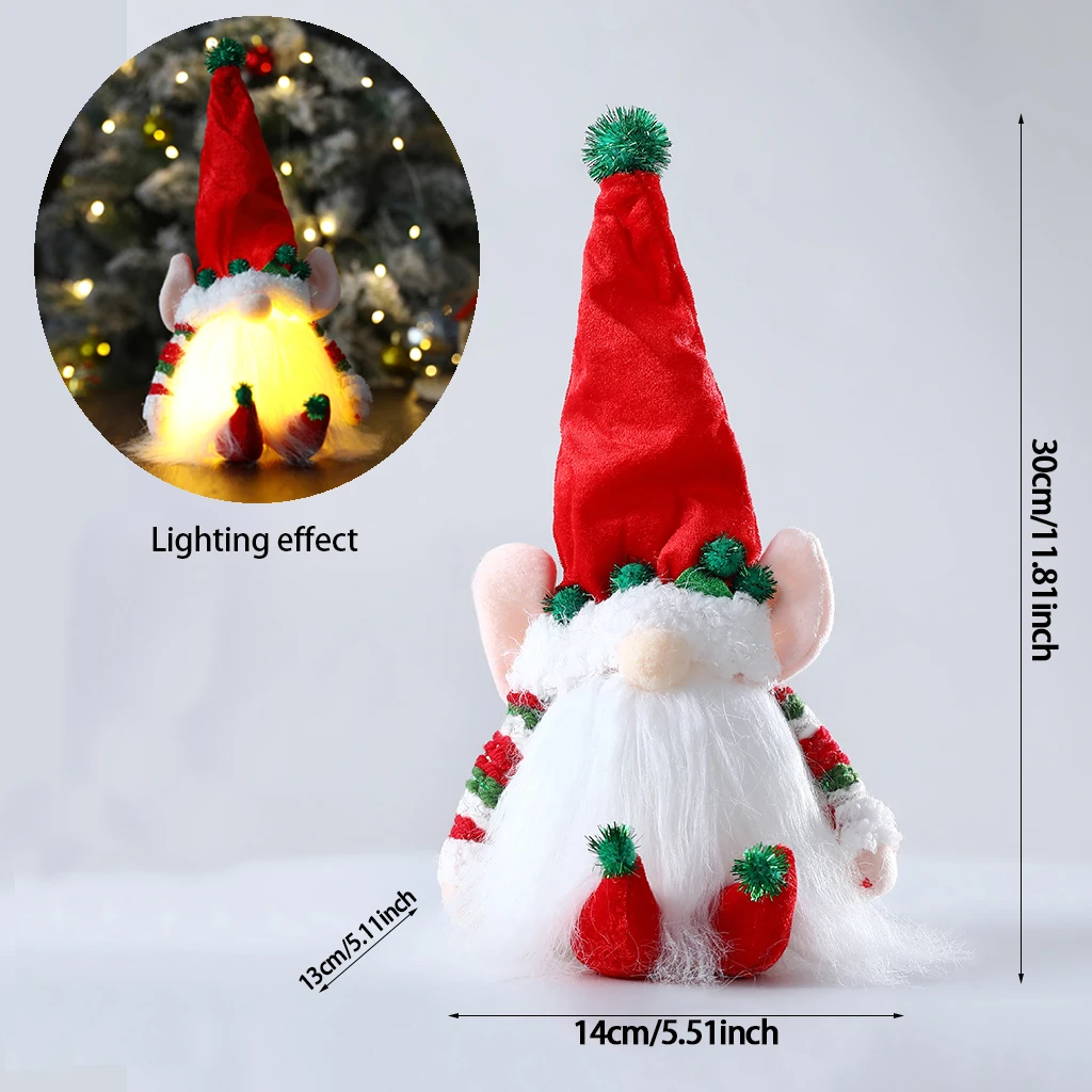 Gnome de noël en peluche Grinch, Gnome de joyeux noël, poupée suédoise  Tomte Nisse, décorations pour la maison - AliExpress