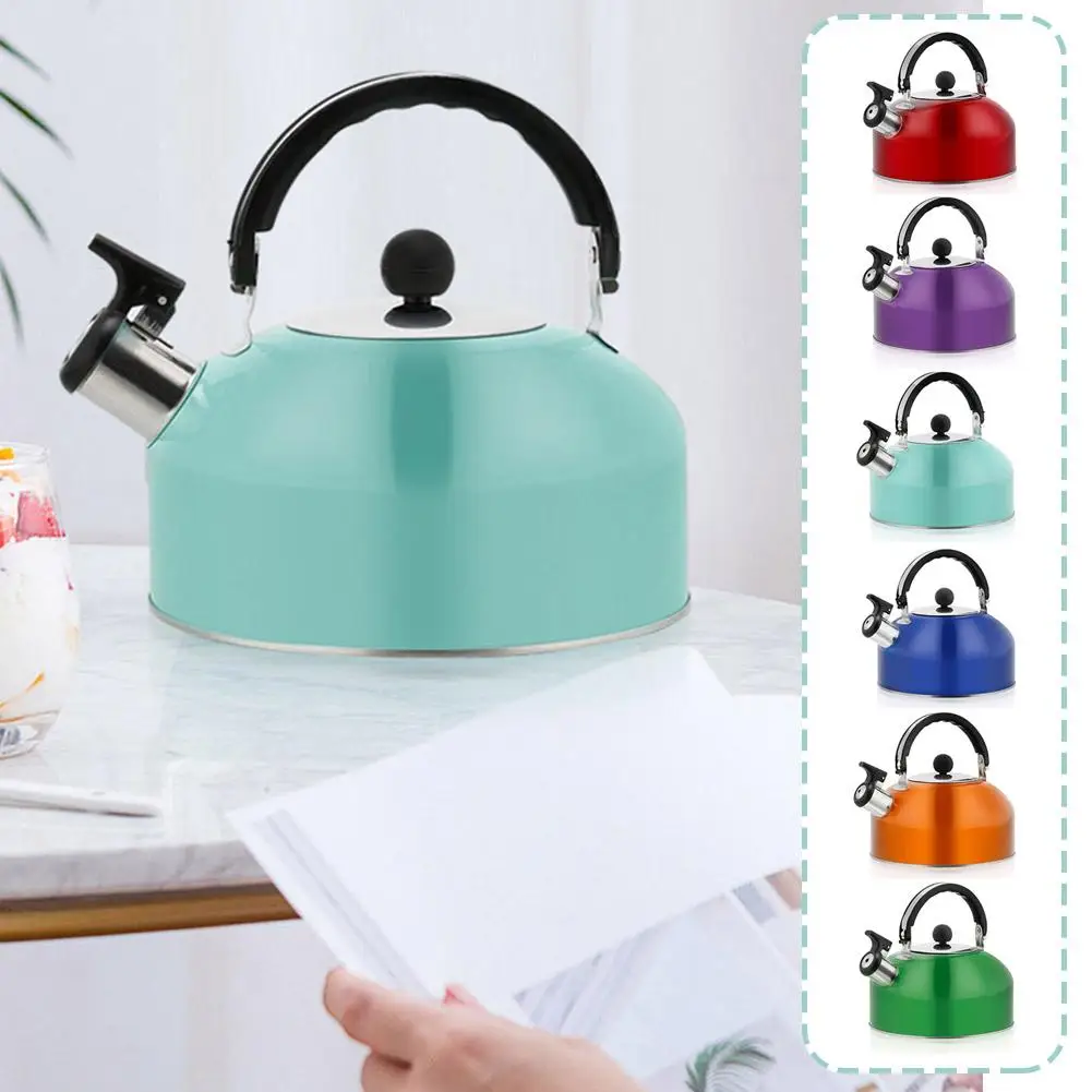 Folding Kettle Portable Folding Kettle 3L Household Flat Bottom Kettle Stainless Steel Gas Stove Cooker For ALL Stove Tops Gas Kettles Boil Water Kitchen Accessories