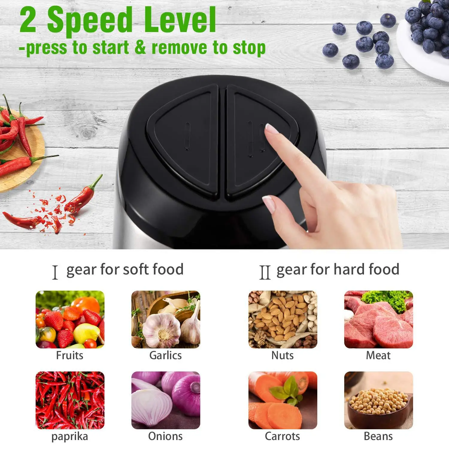 Meat Grinder 110V 100V Japan High Power Household Silent Automatic Food Processor 2L Capacity 3
