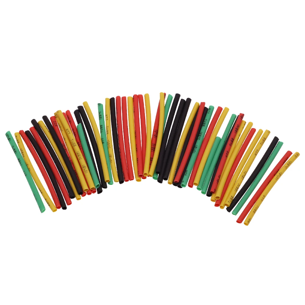164pcs/Set Polyolefin Shrinking Assorted Heat Shrink Tube Wire Cable Insulated Sleeving Tubing Set 2:1