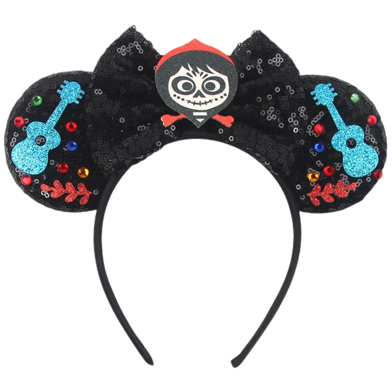 Neue Halloween-Ohren Haarreif für Frauen Festival Mickey Mouse Haarband Kinder Party Schurken Cosplay DIY Haaraccessoires – Detail 10