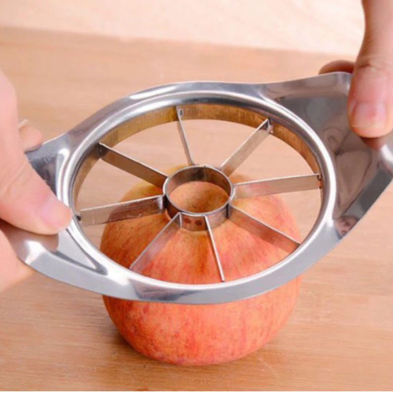 HILIFE Kitchen Gadgets Stainless Steel Comfort Handle Divider Apple Cutter Vegetable Fruit Tools